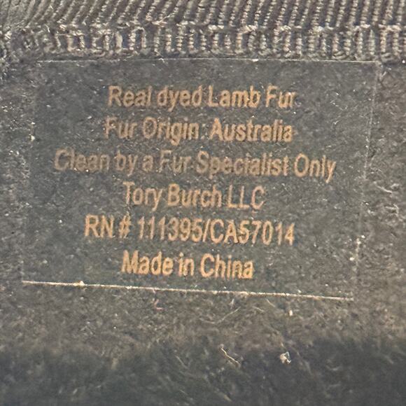 Tory Burch Billy Slipper Sz 7 Split Suede Craqulee New - Picture 7 of 8